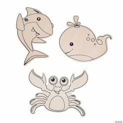 Best Pirce 💯 Color Your Own Sea Life Shapes - 12 Pc. 🧨