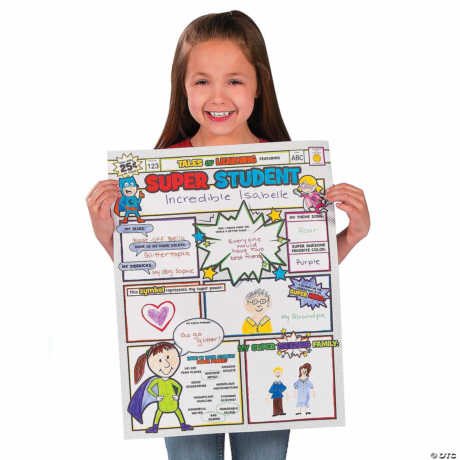 Outlet 🎉 Color Your Own Super Student Posters - 30 Pc. ⌛ 3 Outlet 🎉 Color Your Own Super Student Posters - 30 Pc. ⌛ - Image 3