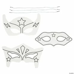 Wholesale 🎁 Color Your Own Superhero Masks - 12 Pc. 🎉