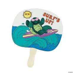 Coupon 🧨 Color Your Own Tropical Fans - 12 Pc. 👍