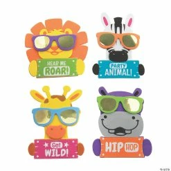Discount 👍 Cool Safari Animal Magnet Craft Kit - Makes 12 🛒