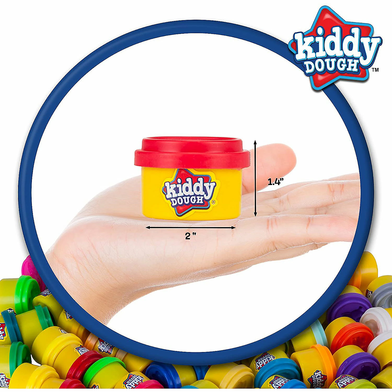 Deals ๐ Creative Kids Kiddy Dough 80 Pack of Dough (1oz Dough Tubs - 80oz Total) for Kids 3+ ๐ - Image 3