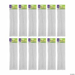 Wholesale 🌟 Creativity Street® Regular Stems, White, 12" x 4 mm, 100 Per Pack, 12 Packs 🛒