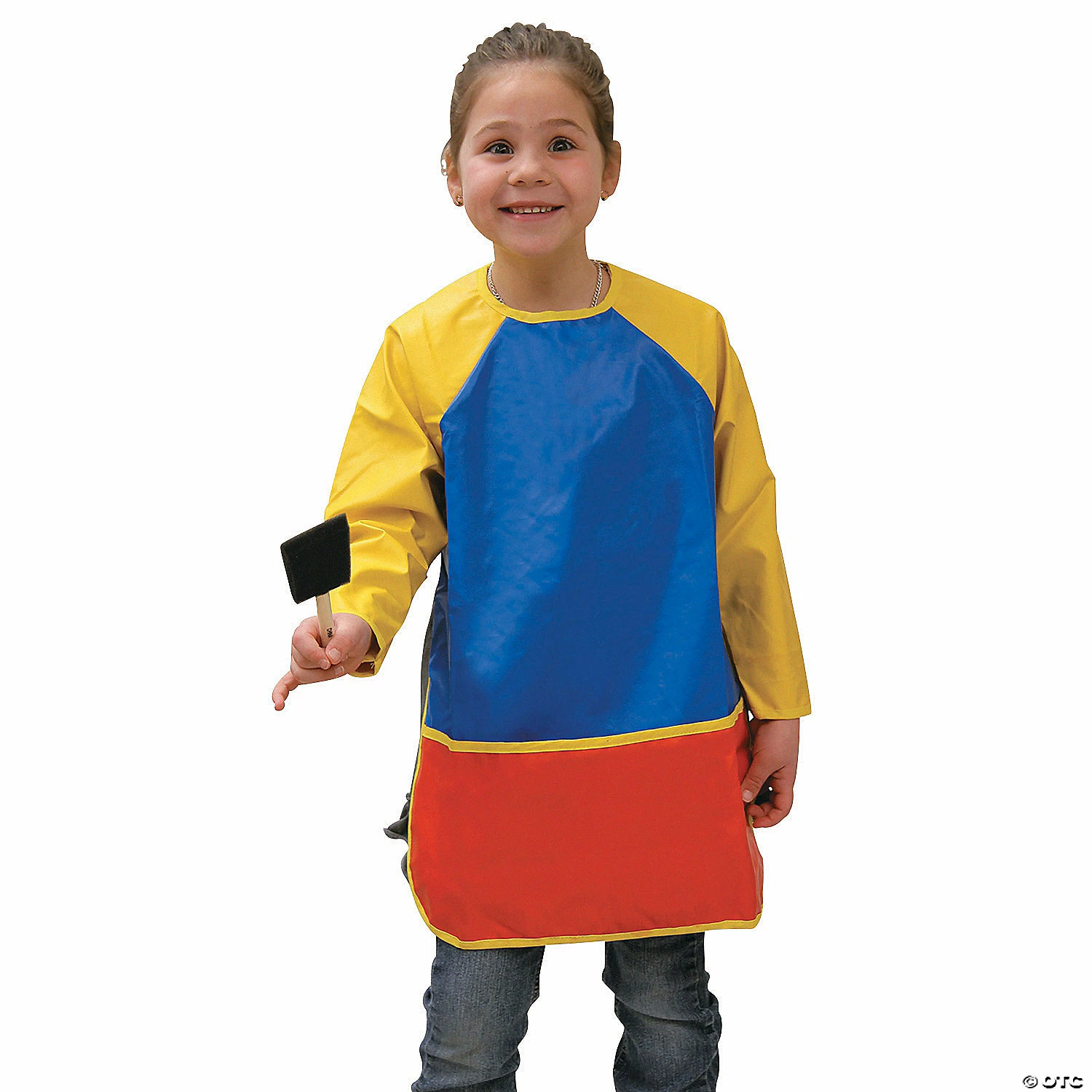 Best deal ❤️ Creativity Street® Small Kid's Long Sleeve Artist Smock ⌛ 2 Best deal ❤️ Creativity Street® Small Kid's Long Sleeve Artist Smock ⌛ - Image 2