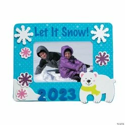 Best deal 🧨 Dated Winter Picture Frame Magnet Craft Kit - Makes 12 🤩