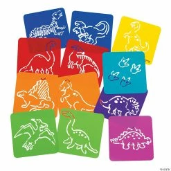 Top 10 🤩 Dinosaur Stencils - 12 Pc. ❤️