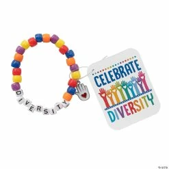 Best Sale ⭐ Diversity Charm Bracelet Craft Kit - Makes 12 🔔