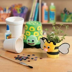 New 🎁 DIY Ceramic Flowerpots - 12 Pc. 🎉 9 New 🎁 DIY Ceramic Flowerpots - 12 Pc. 🎉 -Crayola Shop diy ceramic flowerpots 12 pc 56 9207 a04