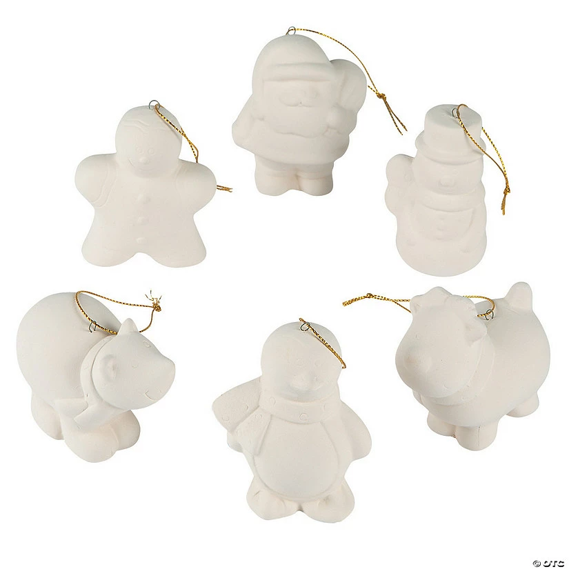 Cheap ๐ DIY Ceramic Holiday Character ๐
Christmas Ornaments - 12 Pc. ๐ 1 Cheap ๐ DIY Ceramic Holiday Character ๐
Christmas Ornaments - 12 Pc. ๐