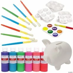 New 🔥 DIY Ceramic Piggy Bank Kit - 42 Pc. 🧨