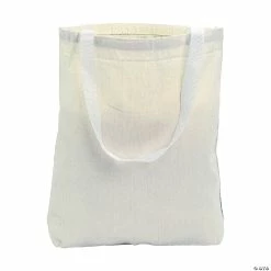 Budget 👏 DIY Large Canvas Tote Bags - 12 Pc. 🧨