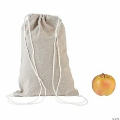 Best deal 😀 DIY Medium Canvas Drawstring Bags - 12 Pc. 🔔
