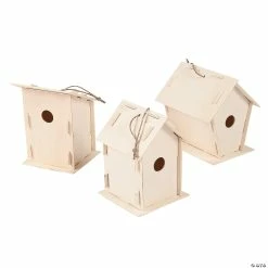 Best Pirce ✨ DIY Unfinished Wood Birdhouses - Makes 12 💯