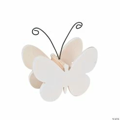 Promo 🔥 DIY Unfinished Wood Butterfly Photo Holders - Makes 12 ⌛