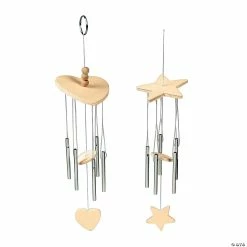 Deals 💯 DIY Unfinished Wood Wind Chimes - 12 Pc. ✨