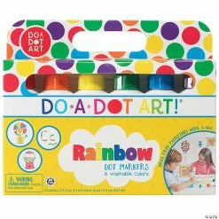 Promo 🛒 Do-A-Dot Art® Washable Rainbow Dot Markers, 6 Colors 👍