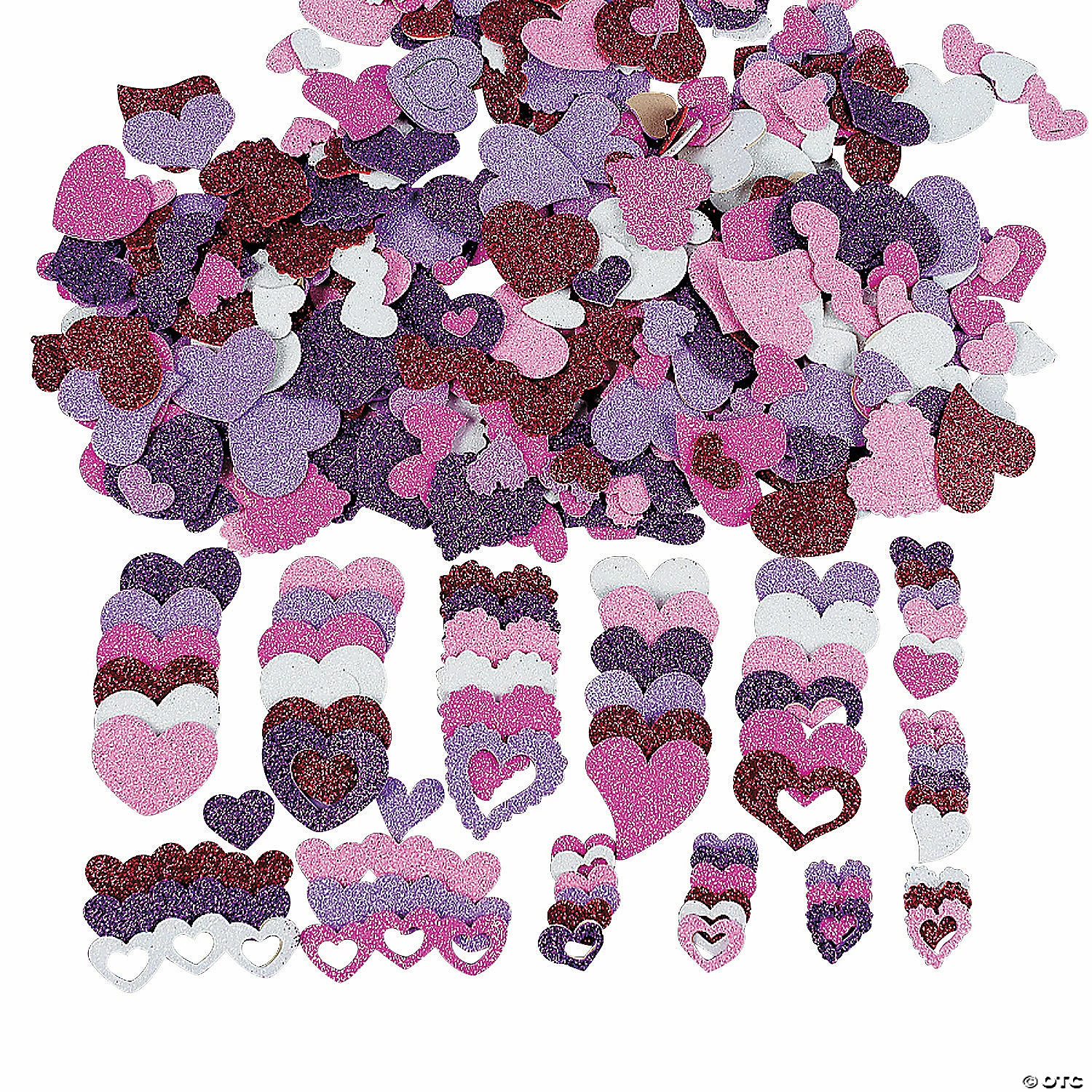Coupon 🎉 Fabulous Foam Self-Adhesive Glitter Hearts - 500 Pc. 😍 2 Coupon 🎉 Fabulous Foam Self-Adhesive Glitter Hearts - 500 Pc. 😍 - Image 2