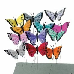 Best reviews of 💯 Feather Butterflies - 12 Pc. 😀