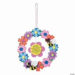 Outlet 😉 Flower Wreath For Mom Craft Kit- Makes 12 💯