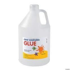 Wholesale 👏 Gallon Clear Washable Glue 🎁