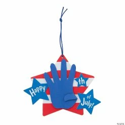 Discount 🔥 Happy 4th of July Handprint Sign Craft Kit - Makes 12 🎁