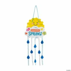 Hot Sale 🔥 Happy Spring Rain Cloud Sign Craft Kit - Makes 12 ✨