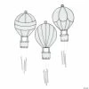 Cheapest 🧨 Hot Air Balloon Suncatcher Wind Chimes - 12 Pc. 🎁