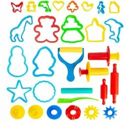 Deals 🔔 Kiddy Dough 24 Piece Tool Kit For Kids 😉
