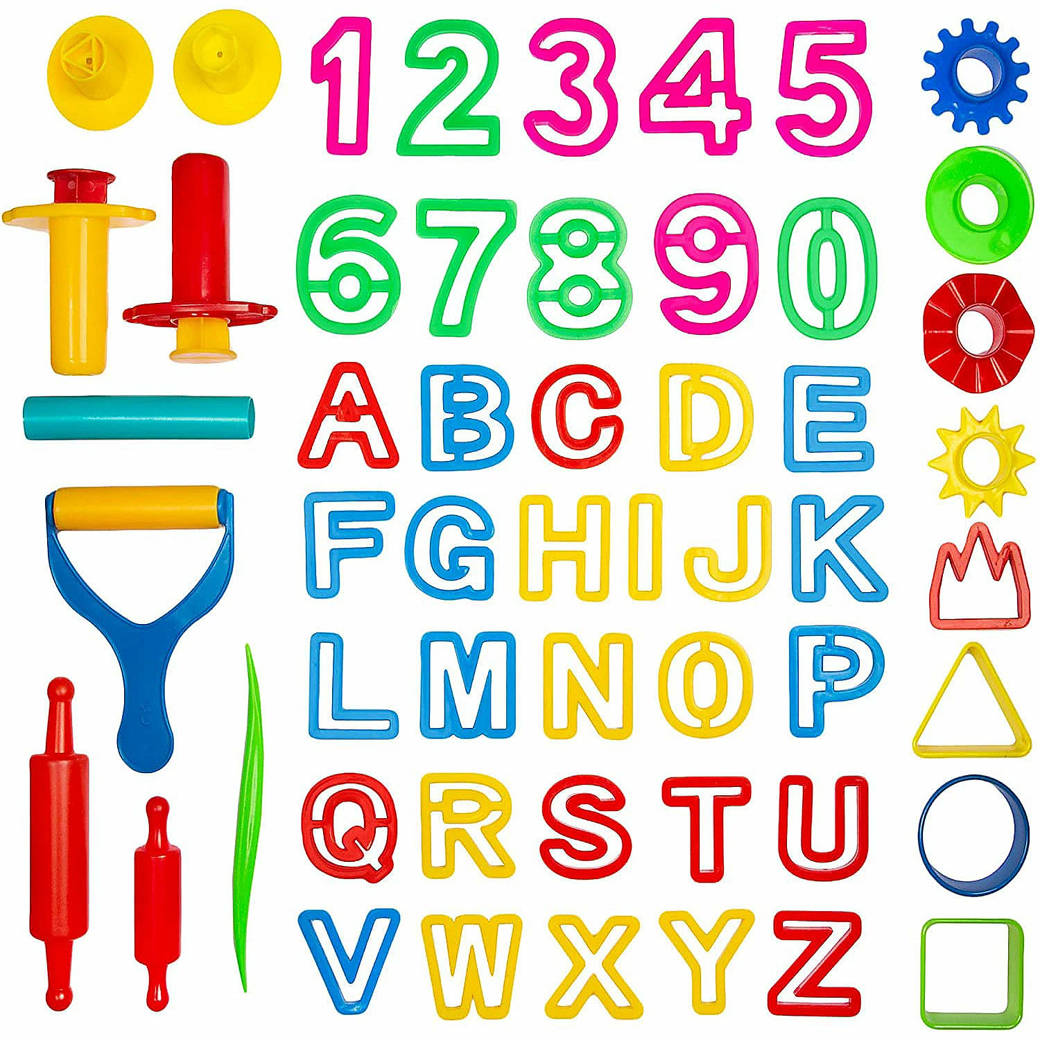 Flash Sale 👏 Kiddy Dough 42 Piece Tool Kit For Kids ⭐