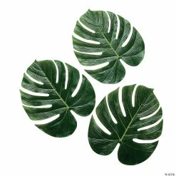 Budget 😍 Large Artificial Monstera Leaves - 12 Pc. 🛒