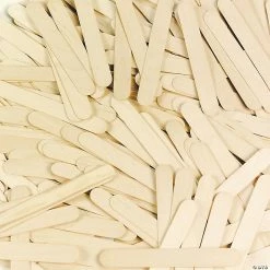 Best reviews of 🛒 Large Natural Wood Craft Sticks - 500 Pc. 🔔