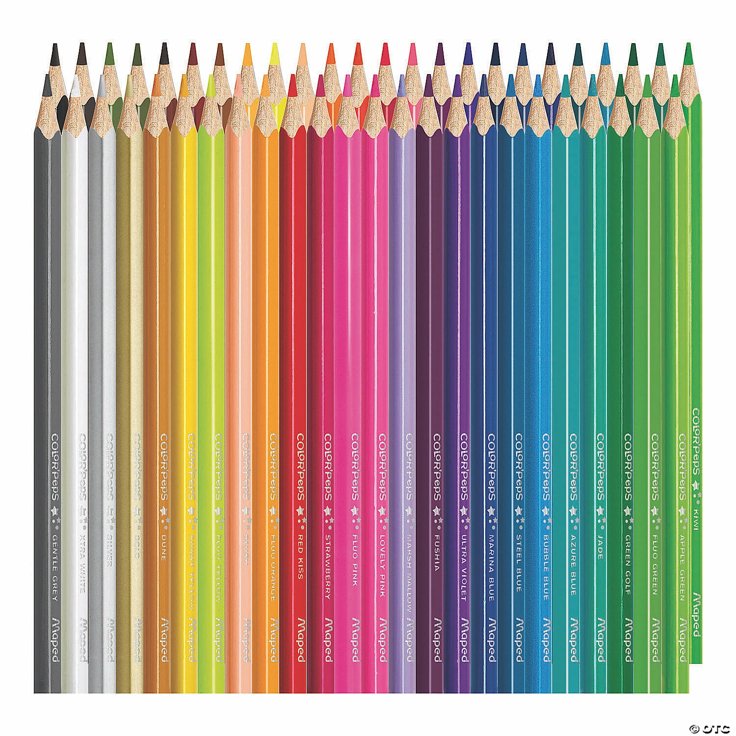 Cheap 🎁 Maped Color'Peps Triangular Colored Pencils, Assorted Colors, 48 Per Pack, 2 Packs 😉 - Image 3