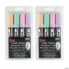 Hot Sale ⭐ Marvy Uchida® Bistro Chalk Markers, Broad Tip, Blush Pink, Peppermint, Pastel Peach, Pale Violet, 4 Per Pack, 2 Packs 🔔