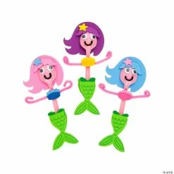 Budget 🎉 Mermaid Spoon Craft Kit - Makes 12 👍