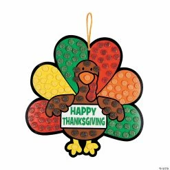 Budget 🧨 Mosaic Glitter Turkey Sign Craft Kit- Makes 12 🔥