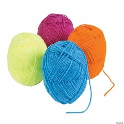 New 🛒 Neon Yarn - 4 Pc. 🧨