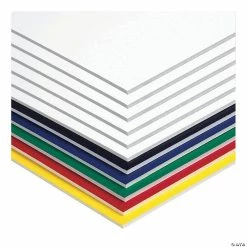 Discount ✔️ Pacon® Foam Board, Assorted Colors, 20" x 30", 3/16" Thick, Pack of 10 ✔️