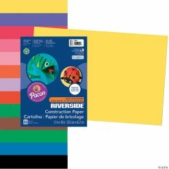 Discount 🔥 Pacon® Riverside® 12" x 18" Heavyweight Construction Paper - 50 Sheets 😍