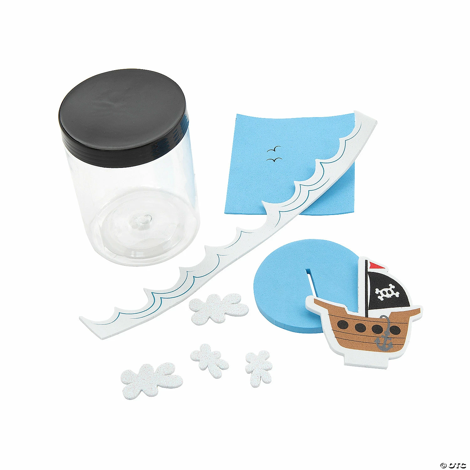 Wholesale 🔥 Pirate Ship in a Jar Craft Kit - Makes 6 🧨 - Image 2