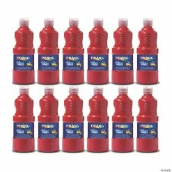 Cheap 😍 Prang® Washable Ready-to-Use Tempera Paint, 16 oz, Red, Pack of 12 ⌛