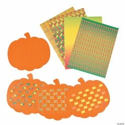 Best deal 🤩 Pumpkin Weaving Mats - 24 Pc. 🤩