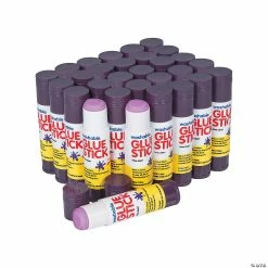 Cheapest 🎁 Purple Washable Glue Stick Classpack - 30 Pc. ✨