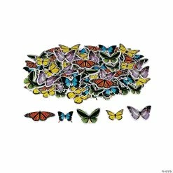 Outlet 🔔 Realistic Butterfly Self-Adhesive Shapes - 500 Pc. 🎉