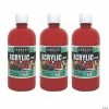 New 👏 Sargent Art® Acrylic Paint Squeeze Bottle, 16 oz, Red, Pack of 3 🎁