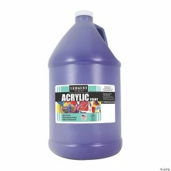 Deals ⭐ Sargent Art® Acrylic Paint, Violet, 64 oz Bottle (Half Gallon) 👍