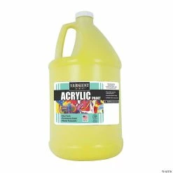Cheapest ⭐ Sargent Art® Acrylic Paint, Yellow, 64 oz Bottle ⭐