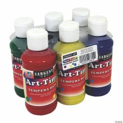 Coupon 😉 Sargent Art® Art-Time Tempera Paint, Primary Colors, Set of 6 ✔️