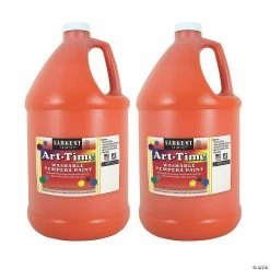 Best deal ✨ Sargent Art® Art-Time® Washable Tempera Paint, Gallon, Orange, Pack of 2 🌟