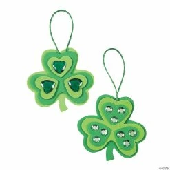 Hot Sale 🛒 Shamrock Ornament Craft Kit - Makes 12 🧨