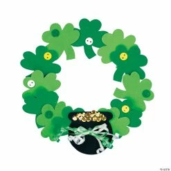 Deals 🌟 Shamrock Wreath Decorating Kit- Makes 12 😉